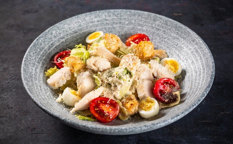 Салат «Цезарь» с курицей