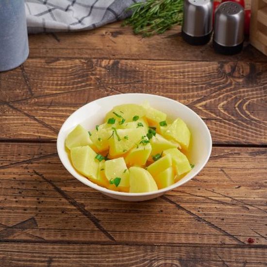 Картофель отварной с зеленью