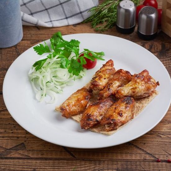 Куриные крылья на углях