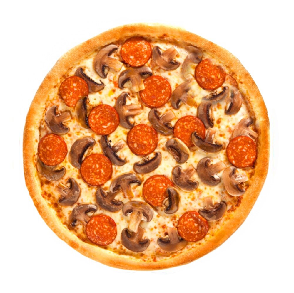Пицца «Пепперони с шампиньонами»