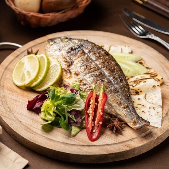 Дорадо на гриле