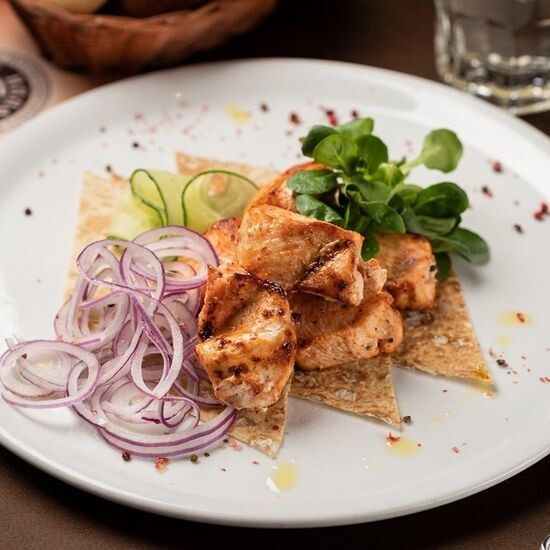 Шашлык из куриного филе