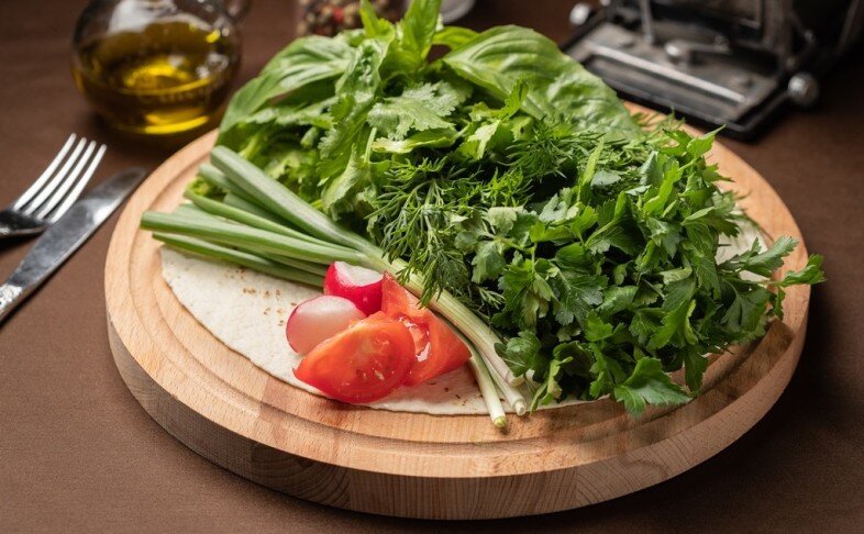 Букет из зелени