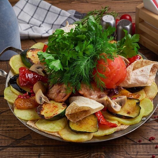 Садж кебаб телятина