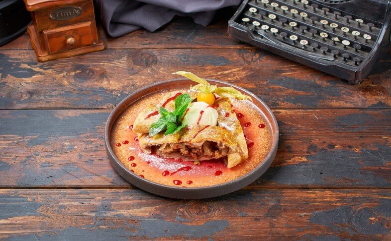 Штрудель яблочный