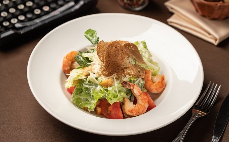 Цезарь с креветками