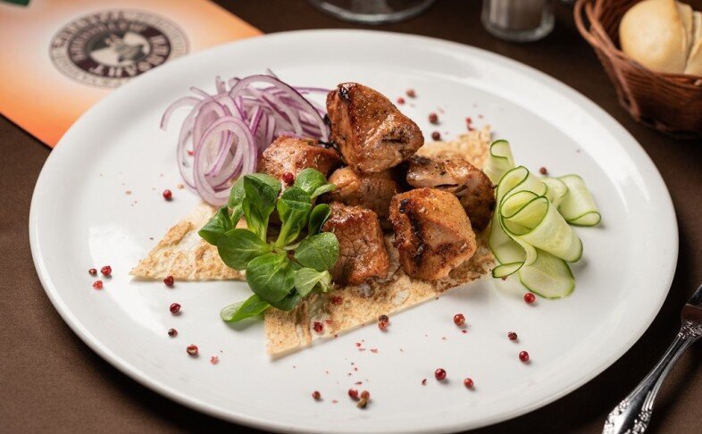 Шашлык из свиной шейки