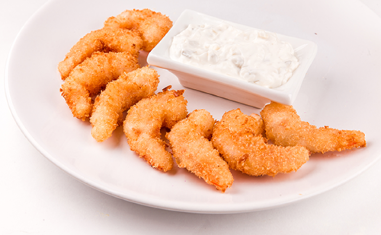 Креветки в кляре