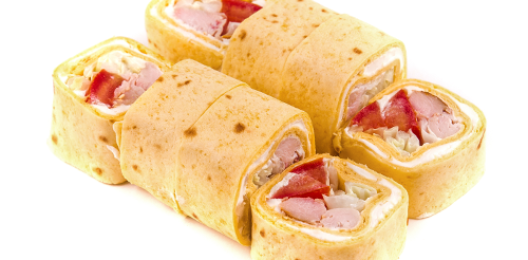 Тортилья с копченой курицей