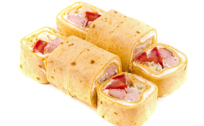 Тортилья с копченой курицей