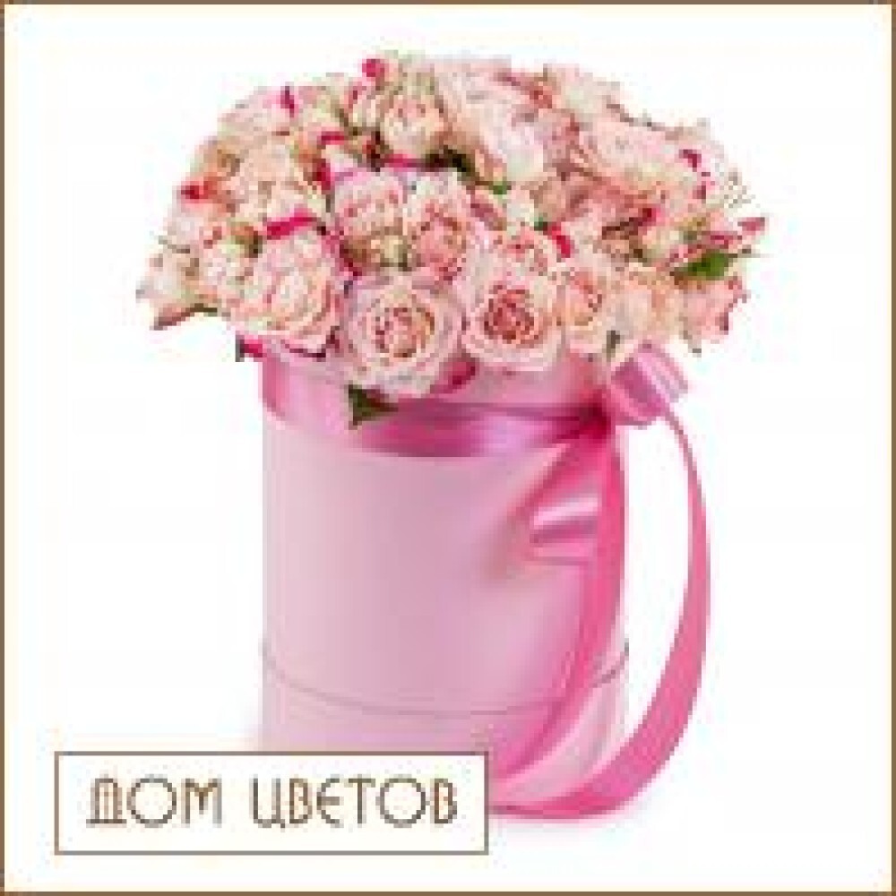 Букет в шляпной коробке art 606