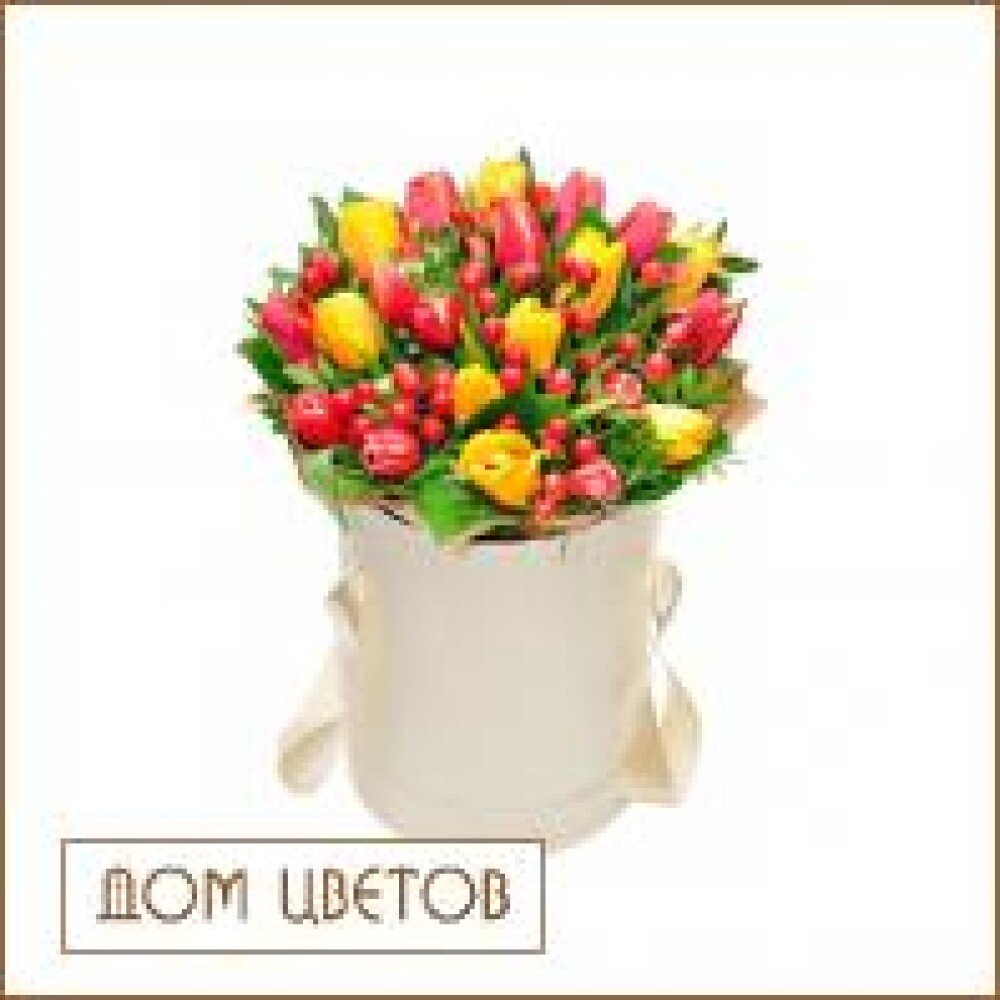Тюльпаны в Шляпной коробке art 611