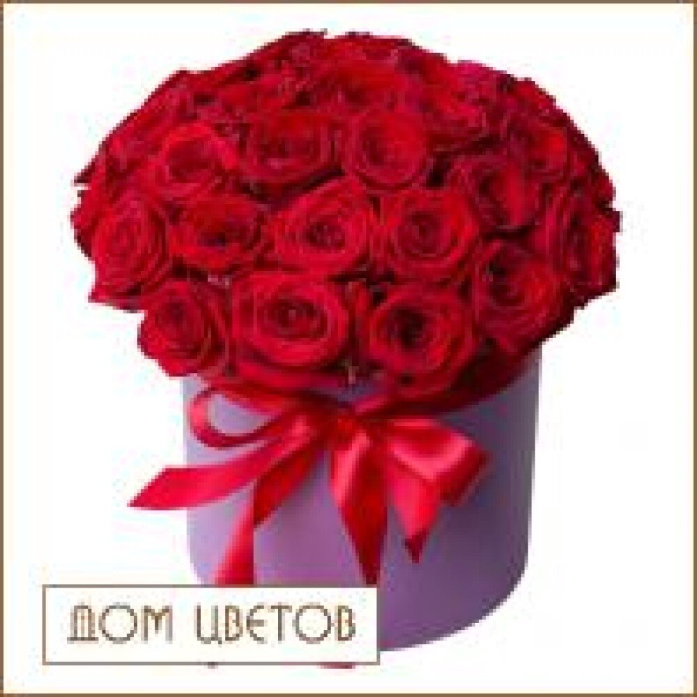 Букет в шляпной коробке «Море любви» art 572