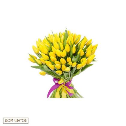 Букет «Желтые Тюльпаны» art 613 (цвет на выбор)