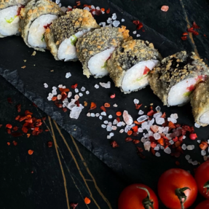 Ролл «Цезарь с курицей»