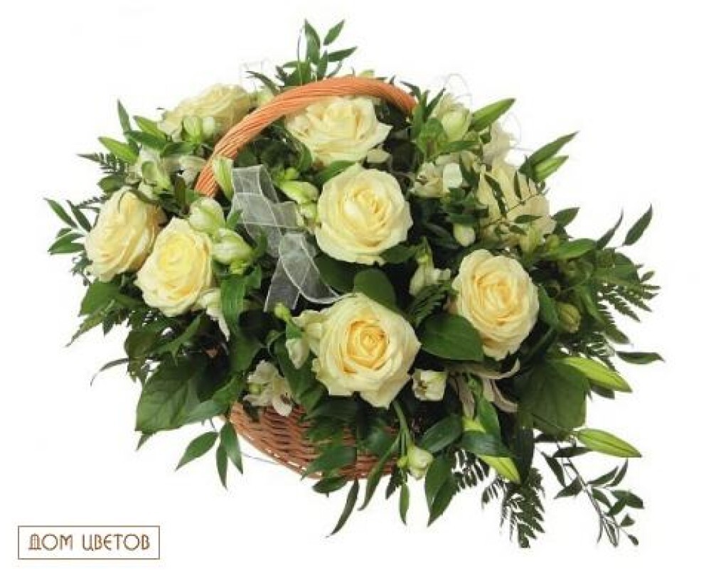 Композиция в корзине «Облако Чувств» art 222