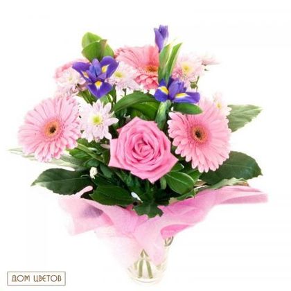 Букет «Розовое счастье»