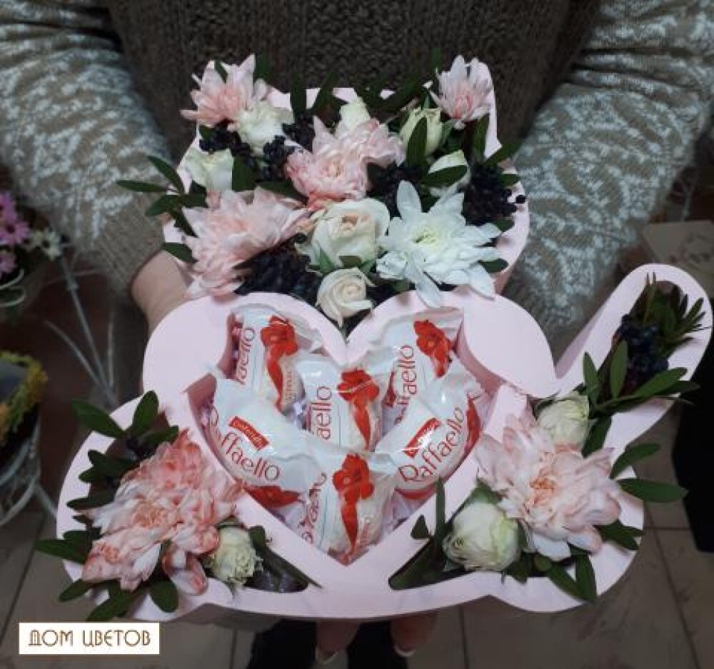 Композиция «Кошечка с Рафаэлло» art 675