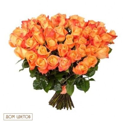 Букет «55 Роз Марио» 40 см art 192.  Цвет на момент оформление заказа.
