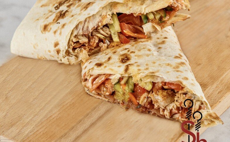 Шаурма на углях из курицы