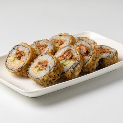 Горячий Ролл «Мидори Сяке Темпура»