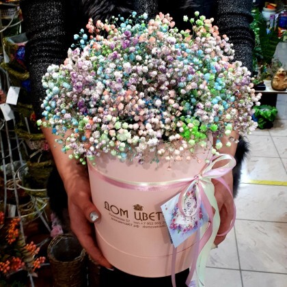 Композиция с гипсофилой "Воздушное облако"