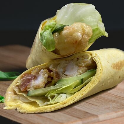 Тортилья с креветкой