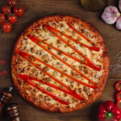 Пицца «Кисло-сладкий цыпленок»