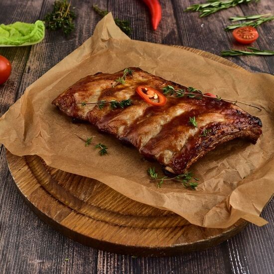 Свинные ребра барбекю