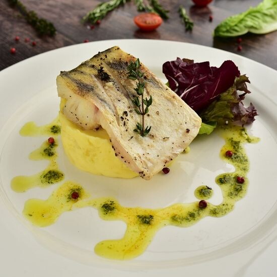 Треска запеченая с картофельным пюре