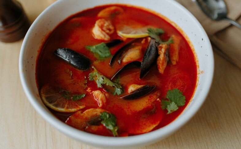 Том Ям с морепродуктами