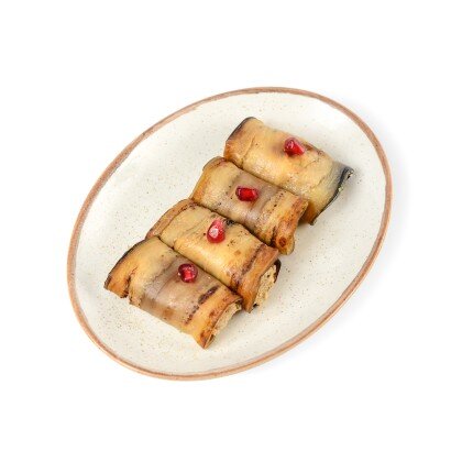 Рулетики из баклажан