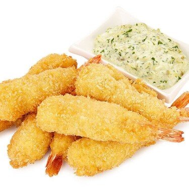 Креветка в сухарях