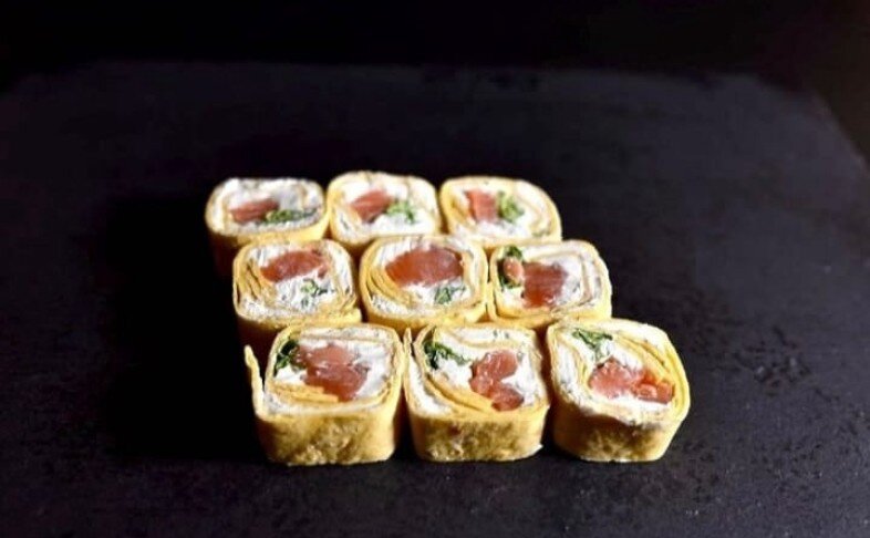 Тортилья с лососем