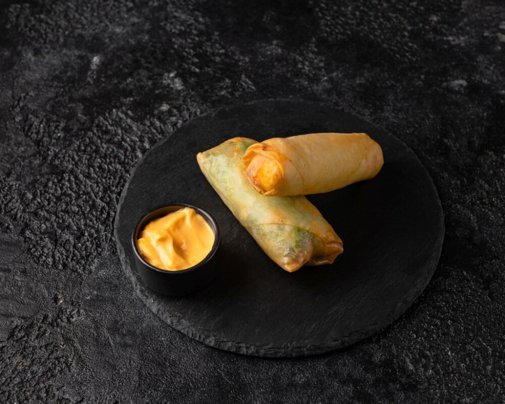 Hot roll со снежным крабом, 1 шт.