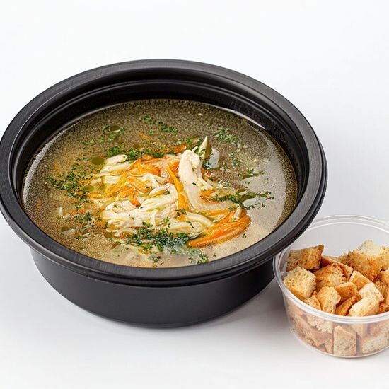 Суп куриный с лапшой