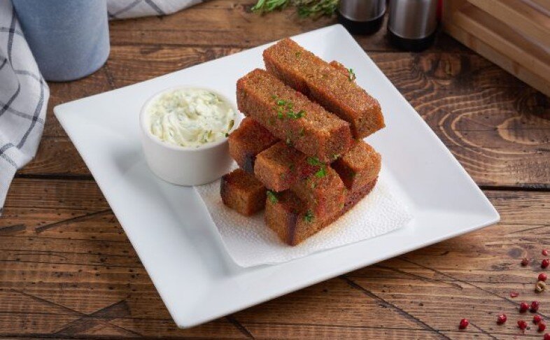 Гренки чесночные