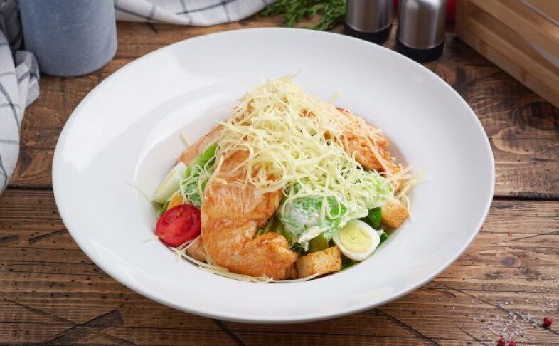 Салат «Цезарь» с курицей