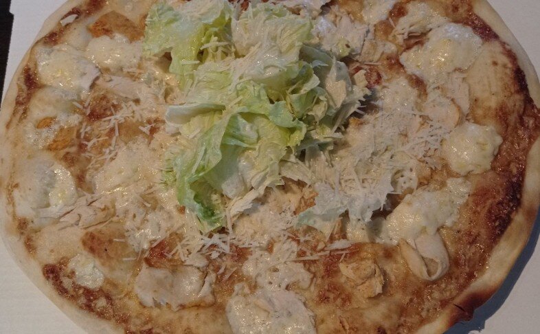 Пицца «Цезарь» открытая