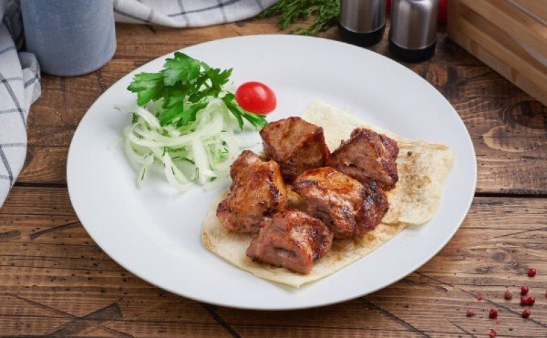 Шашлык из свиной шейки