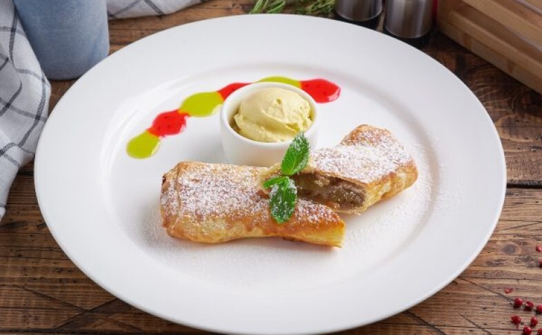 Штрудель яблочный