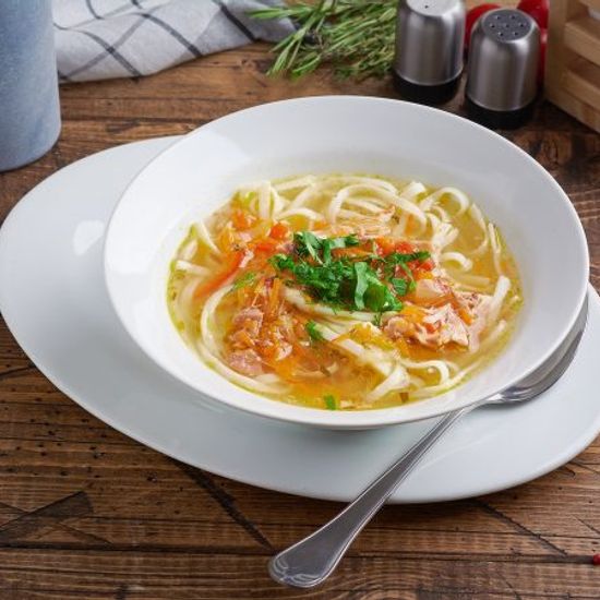 Суп лапша куриная