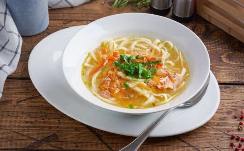 Суп лапша куриная