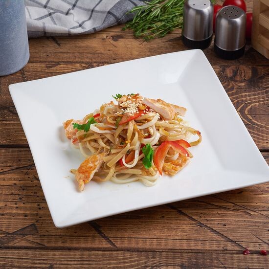 Лапша удон с курицей