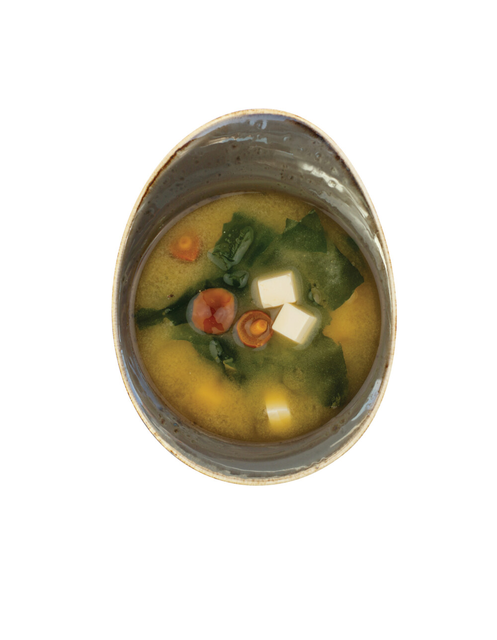 Суп Мисо с грибами Намеко и сыром Тофу
