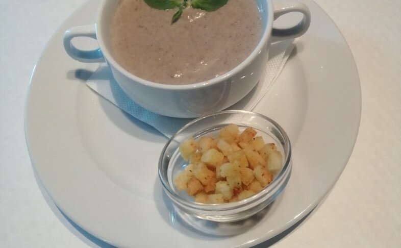 Крем-суп из шампиньонов