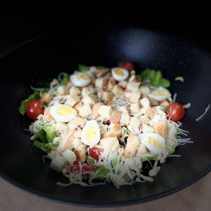 Салат «Цезарь» с курицей