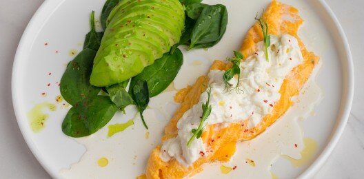 Французский омлет со страчателлой