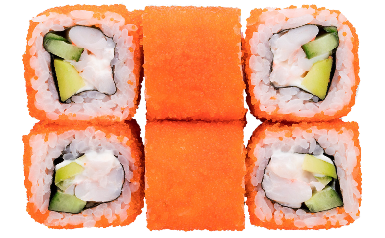 Ролл «Калифорния с креветкой»