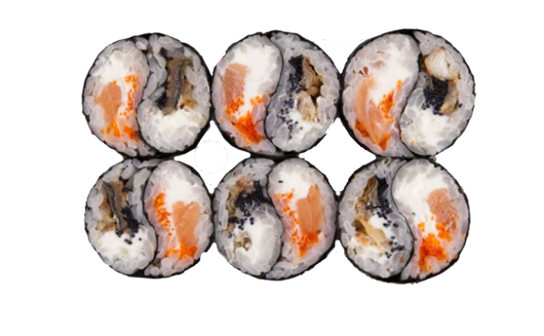 Ролл «Инь-Янь»